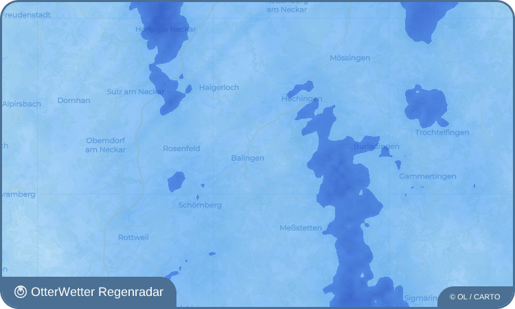OtterWetter Regenradar-Widget Heselwangen