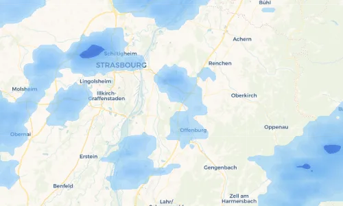 Regenradar Vorschaubild - Aktuelle Niederschläge in Hesselhurst und Umgebung