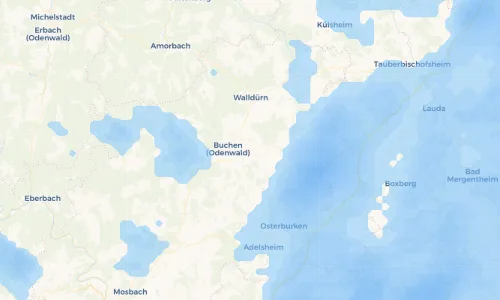 Regenradar Vorschaubild - Aktuelle Niederschläge in Hettingen und Umgebung