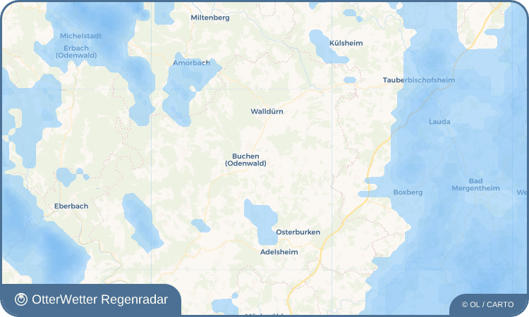 OtterWetter Regenradar-Widget Hettingen
