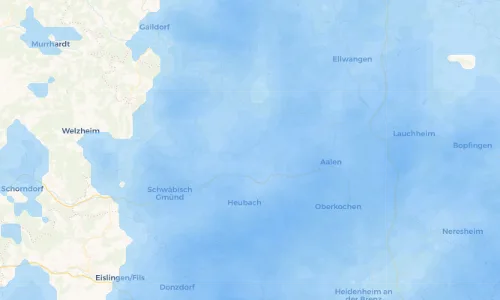 Regenradar Vorschaubild - Aktuelle Niederschläge in Heuchlingen und Umgebung