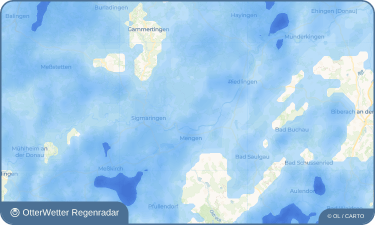 Wetter-Widget-Vorschau mit Vorhersagedaten für Heudorf