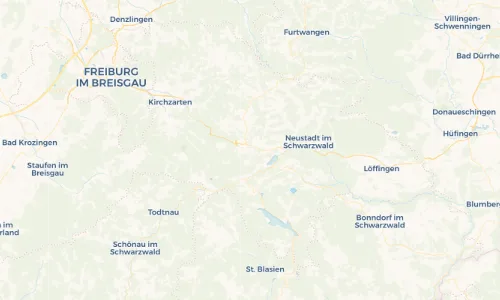 Regenradar Vorschaubild - Aktuelle Niederschläge in Hinterzarten und Umgebung