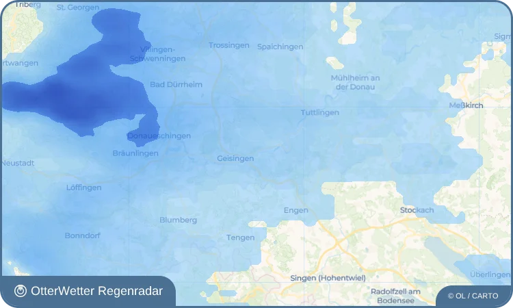 Wetter-Widget-Vorschau mit Vorhersagedaten für Hintschingen