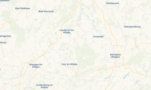 Regenradar-Vorschau: aktuelle Niederschläge in Hinznang und Umgebung