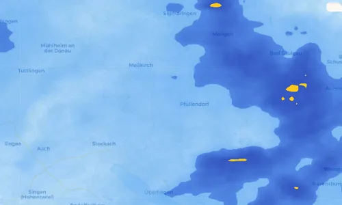 Regenradar Vorschaubild - Aktuelle Niederschläge in Hippetsweiler und Umgebung