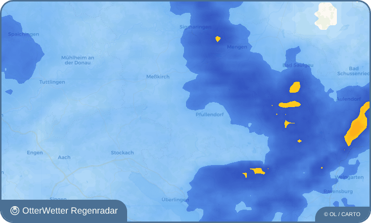 OtterWetter Regenradar-Widget Hippetsweiler