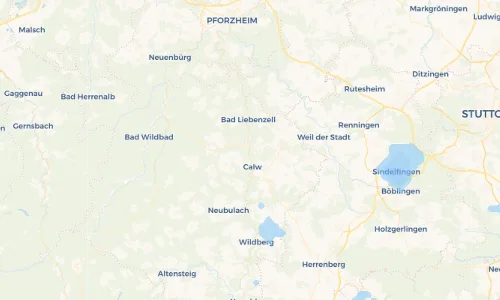 Regenradar Vorschaubild - Aktuelle Niederschläge in Hirsau und Umgebung