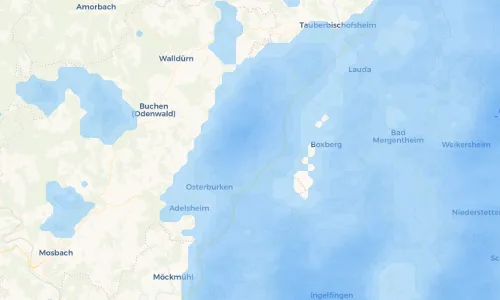 Regenradar Vorschaubild - Aktuelle Niederschläge in Hirschlanden und Umgebung