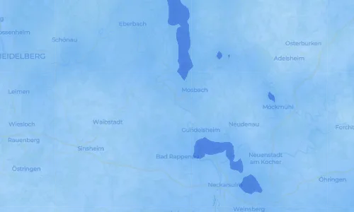 Regenradar Vorschaubild - Aktuelle Niederschläge in Hochhausen und Umgebung