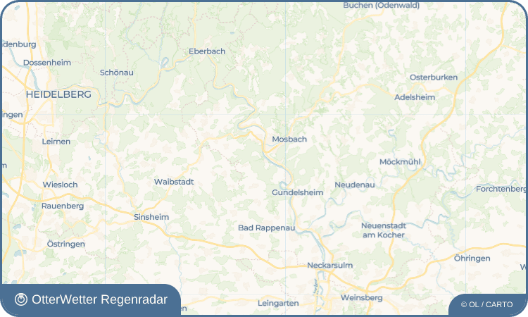OtterWetter Regenradar-Widget Hochhausen