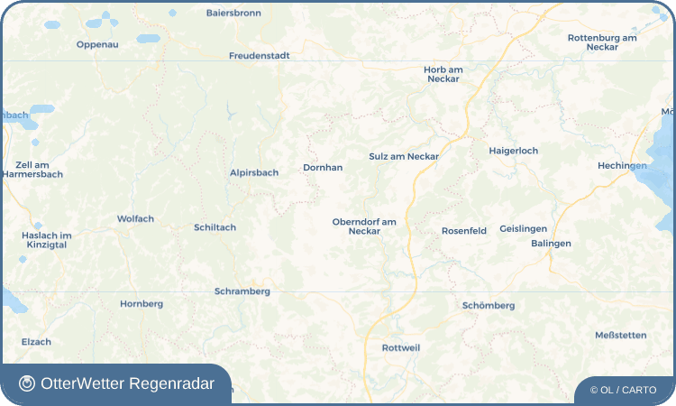 OtterWetter Regenradar-Widget Hochmössingen