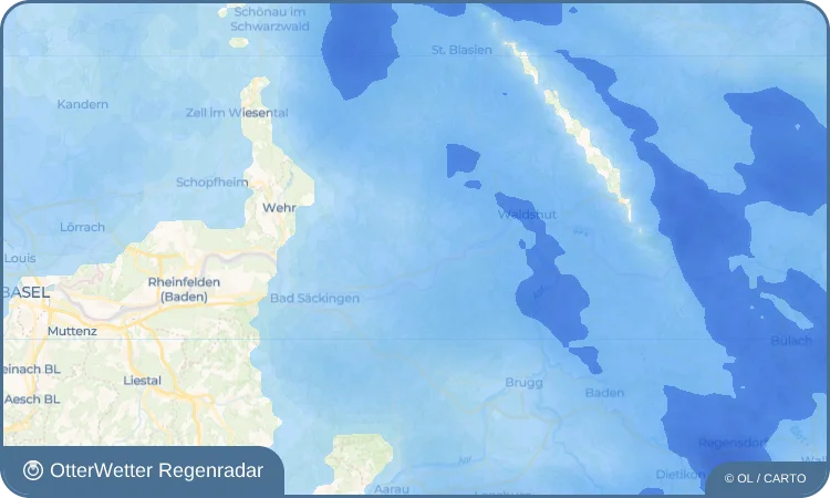 Widget-Vorschau für Hochsal Wetter-Widget-Vorschau mit Vorhersagedaten für Hochsal