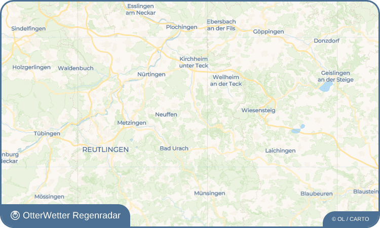 OtterWetter Regenradar-Widget Hochwang