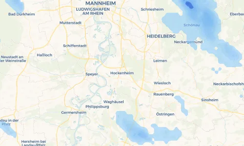 Regenradar Vorschaubild - Aktuelle Niederschläge in Hockenheim und Umgebung