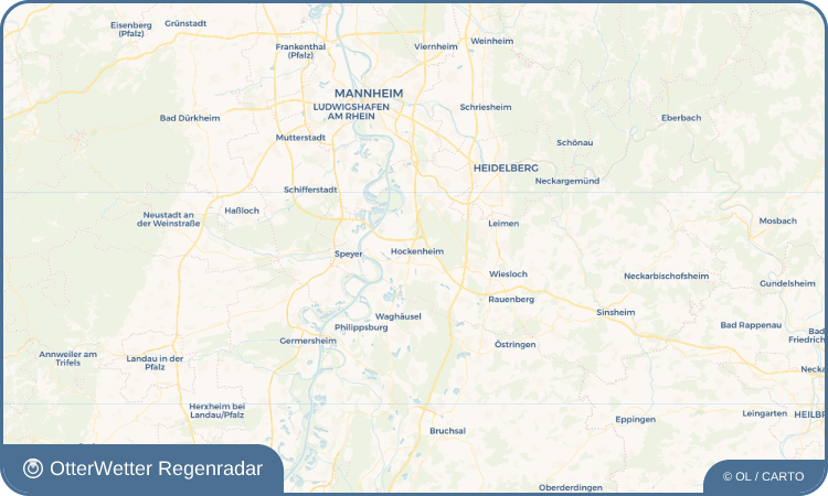 OtterWetter Regenradar-Widget Hockenheim