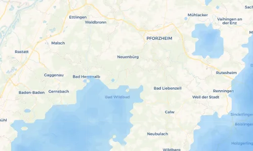 Regenradar Vorschaubild - Aktuelle Niederschläge in Höfen (Enz) und Umgebung