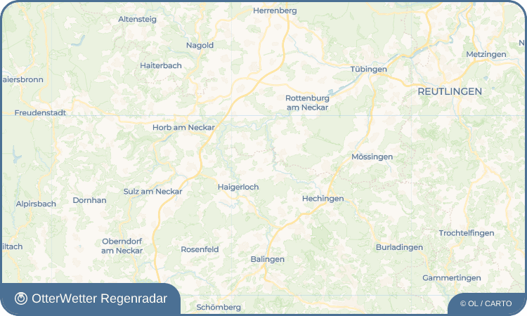 OtterWetter Regenradar-Widget Höfendorf
