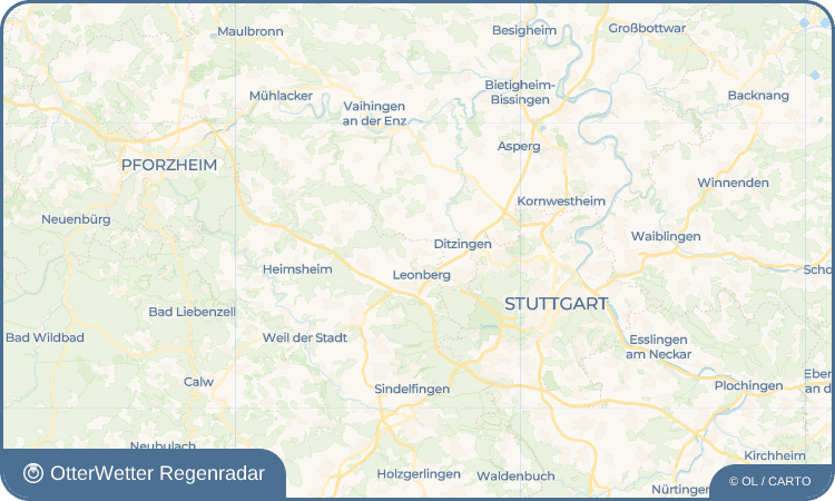 OtterWetter Regenradar-Widget Höfingen