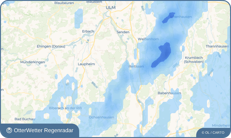 Wetter-Widget-Vorschau mit Vorhersagedaten für Hörenhausen