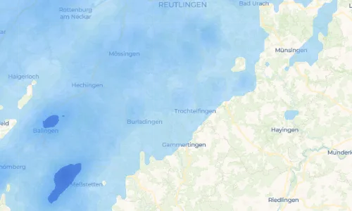 Regenradar Vorschaubild - Aktuelle Niederschläge in Hörschwag und Umgebung