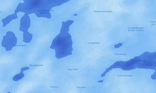 Regenradar Vorschaubild - Aktuelle Niederschläge in Hörvelsingen und Umgebung