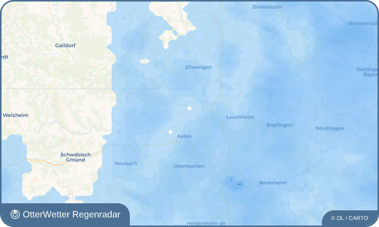 OtterWetter Regenradar-Widget Hofen