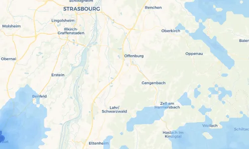 Regenradar Vorschaubild - Aktuelle Niederschläge in Hofweier und Umgebung