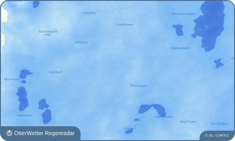 OtterWetter Regenradar-Widget Hohenberg
