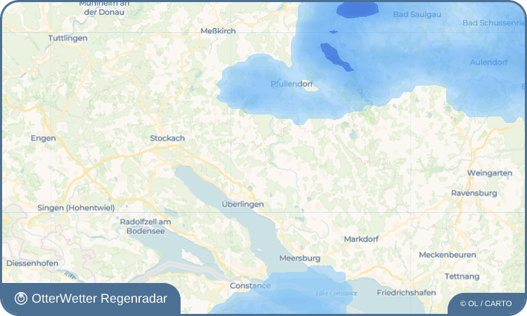 OtterWetter Regenradar-Widget Hohenbodman