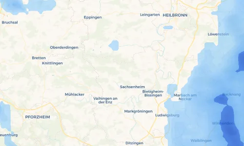 Regenradar Vorschaubild - Aktuelle Niederschläge in Hohenhaslach und Umgebung