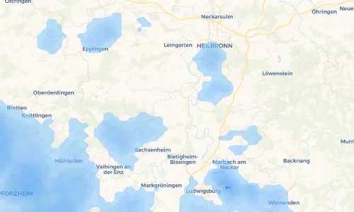 Regenradar Vorschaubild - Aktuelle Niederschläge in Hohenstein und Umgebung