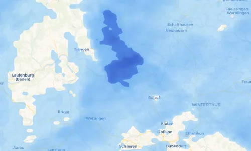 Regenradar Vorschaubild - Aktuelle Niederschläge in Hohentengen am Hochrhein und Umgebung