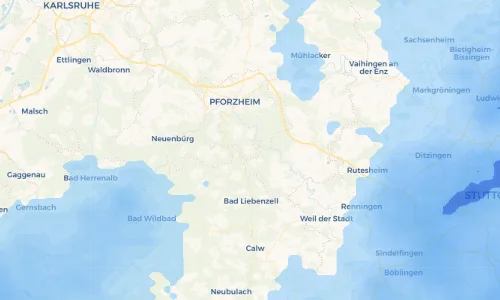 Regenradar Vorschaubild - Aktuelle Niederschläge in Hohenwart und Umgebung