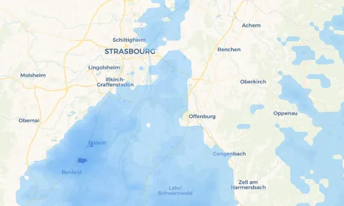 Regenradar Vorschaubild - Aktuelle Niederschläge in Hohnhurst und Umgebung