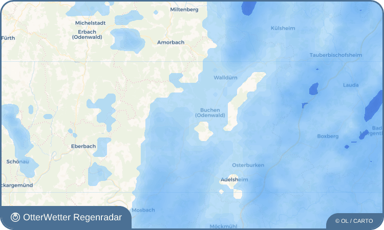 OtterWetter Regenradar-Widget Hollerbach