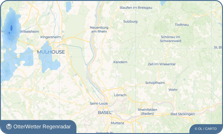 OtterWetter Regenradar-Widget Holzen