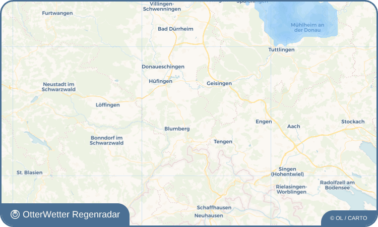 OtterWetter Regenradar-Widget Hondingen