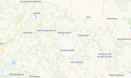 Regenradar Vorschaubild - Aktuelle Niederschläge in Honsbronn und Umgebung