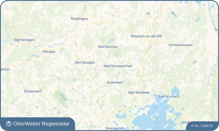 Widget-Vorschau für Hopferbach Wetter-Widget-Vorschau mit Vorhersagedaten für Hopferbach