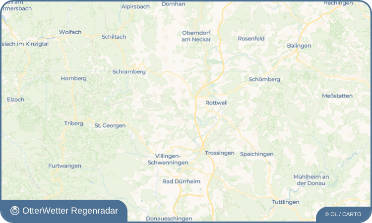 OtterWetter Regenradar-Widget Horgen