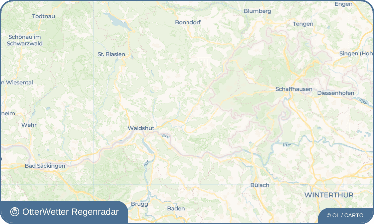 OtterWetter Regenradar-Widget Horheim