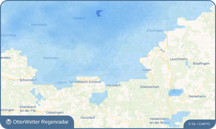 OtterWetter Regenradar-Widget Horn