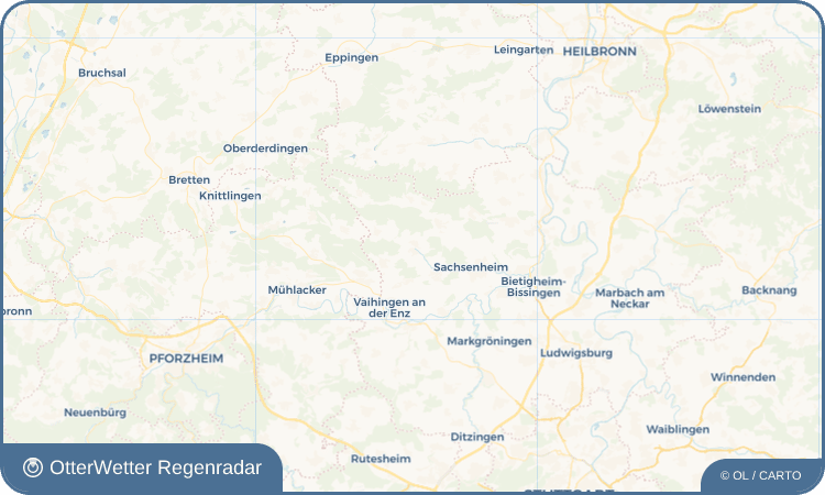 OtterWetter Regenradar-Widget Horrheim