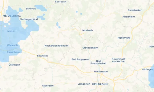 Regenradar Vorschaubild - Aktuelle Niederschläge in Hüffenhardt und Umgebung