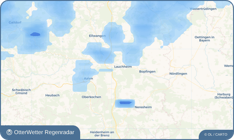 OtterWetter Regenradar-Widget Hülen