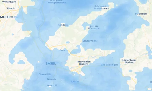 Regenradar Vorschaubild - Aktuelle Niederschläge in Hüsingen und Umgebung