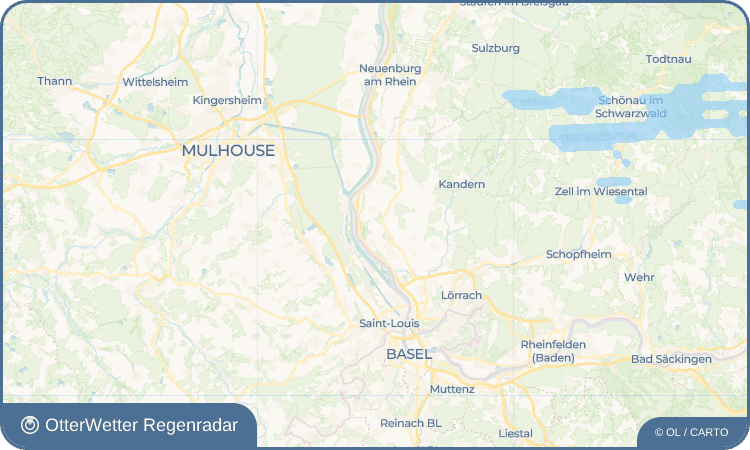 OtterWetter Regenradar-Widget Huttingen