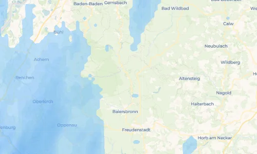 Regenradar Vorschaubild - Aktuelle Niederschläge in Huzenbach und Umgebung