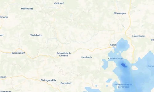 Regenradar Vorschaubild - Aktuelle Niederschläge in Iggingen und Umgebung